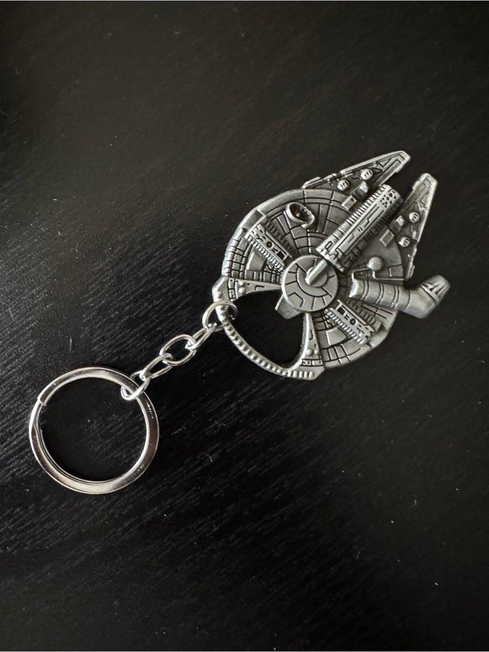 Disney Silver Millennium Falcon Keychain - Men Accessories